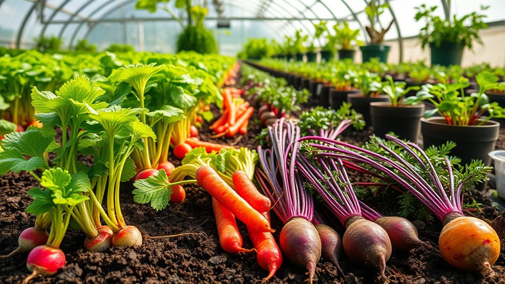 quickly grow root vegetables
