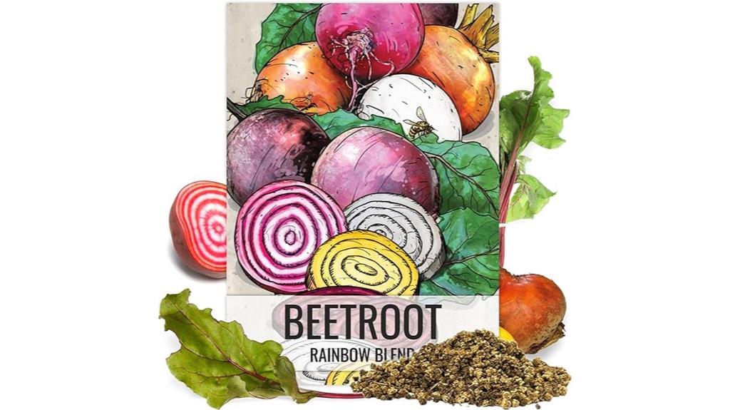 rainbow beetroot seeds pack