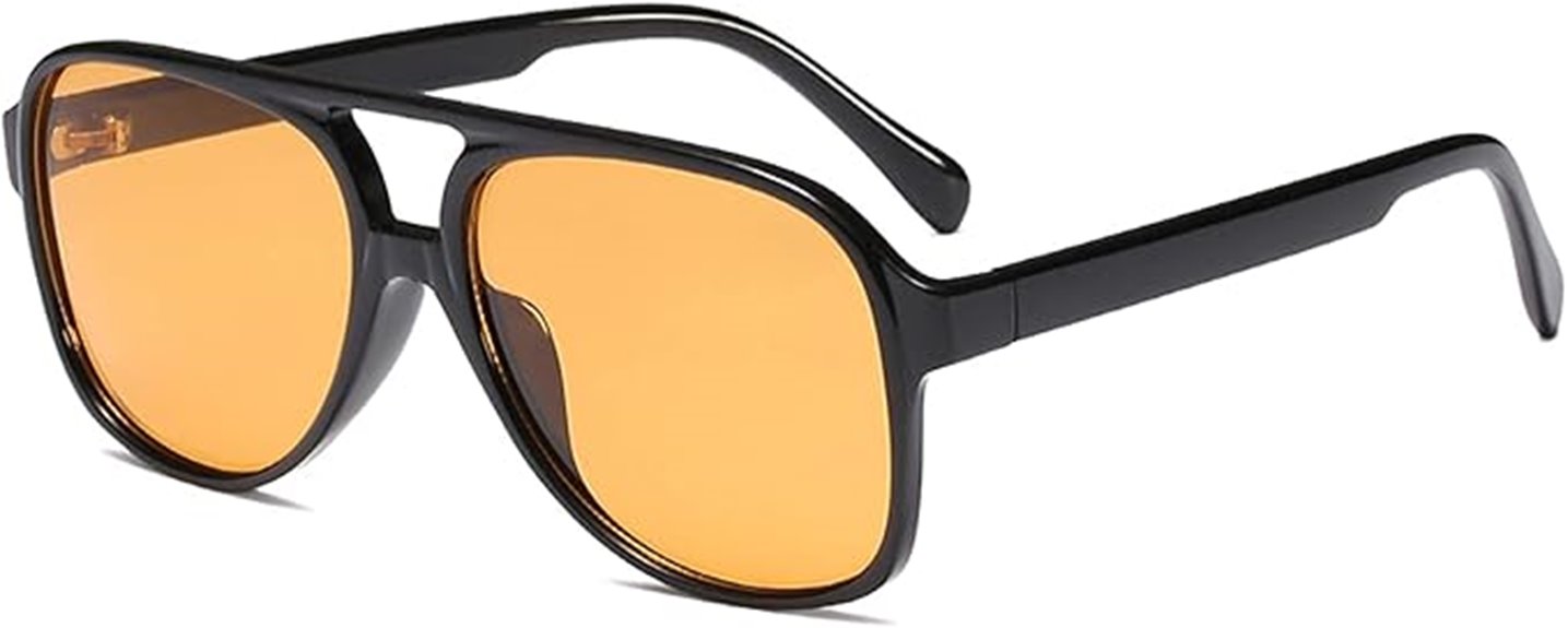 retro aviator sunglasses unisex