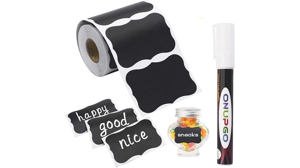 reusable waterproof chalkboard stickers