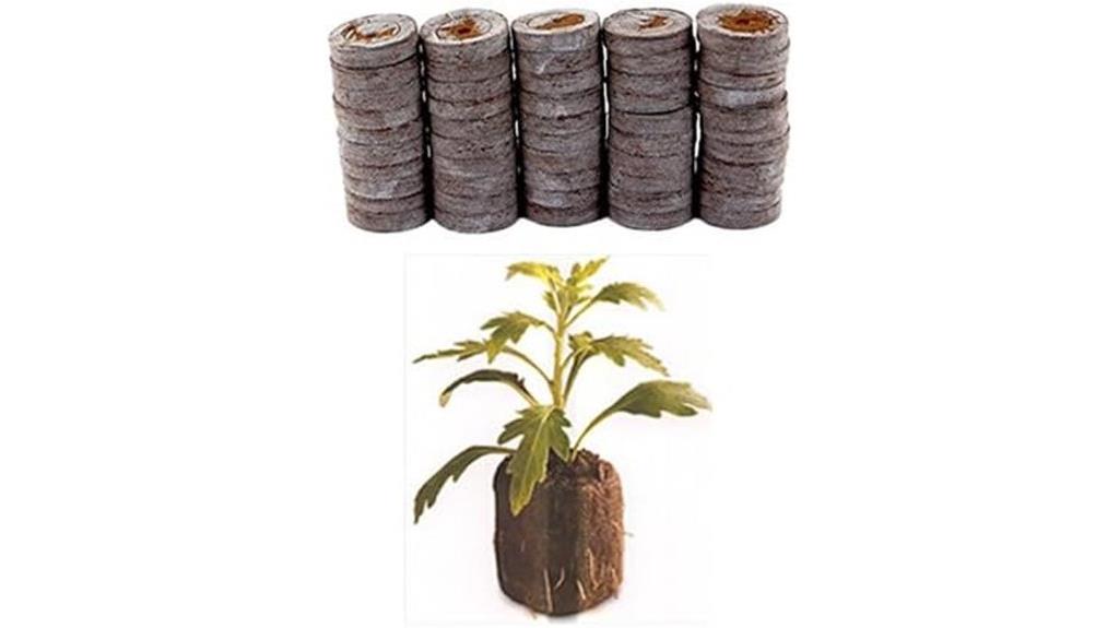 seed starting soil plugs