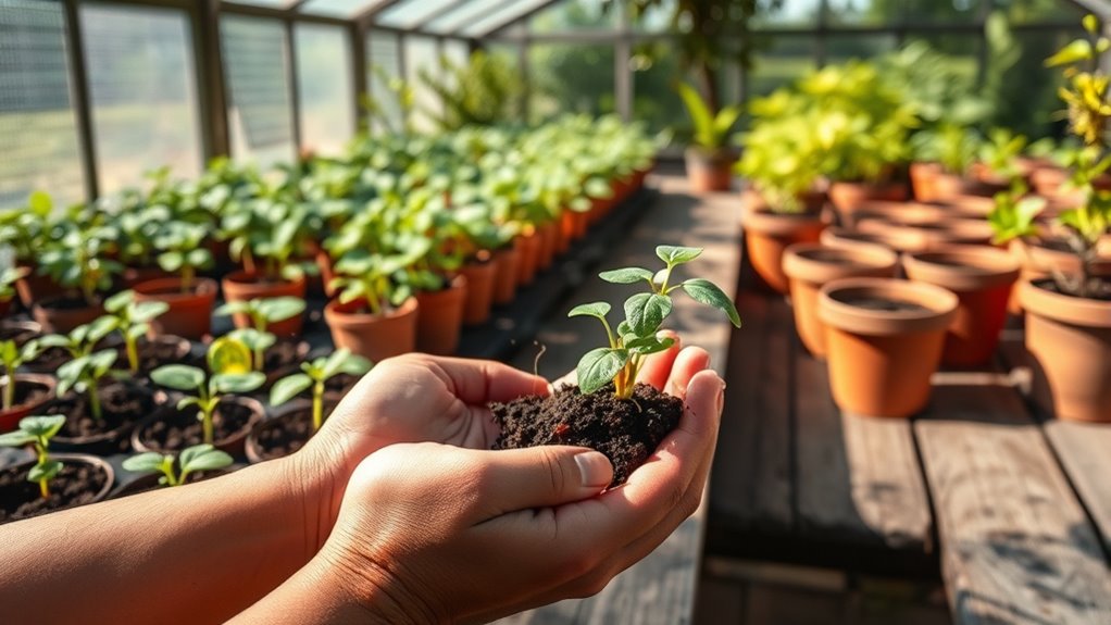seedling potting process explained