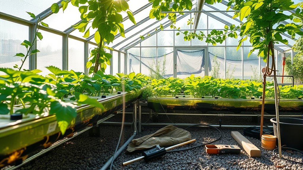 selecting optimal aquaponics greenhouse