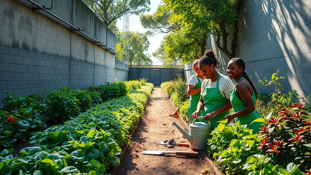 selecting optimal prison gardens