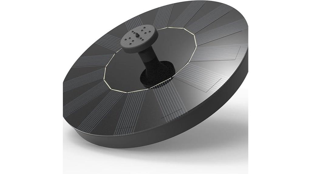 solar bird bath fountain