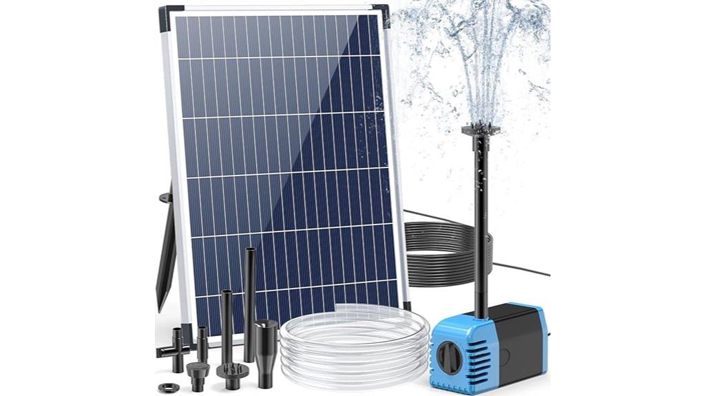 solar fountain pump system
