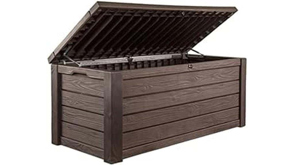 spacious outdoor storage solution