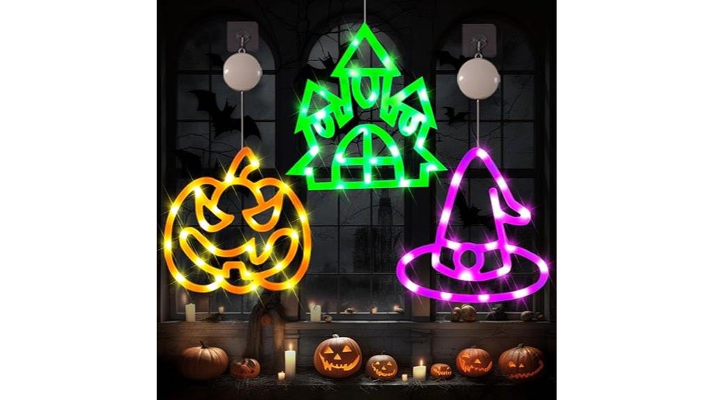 spooky festive lighting set