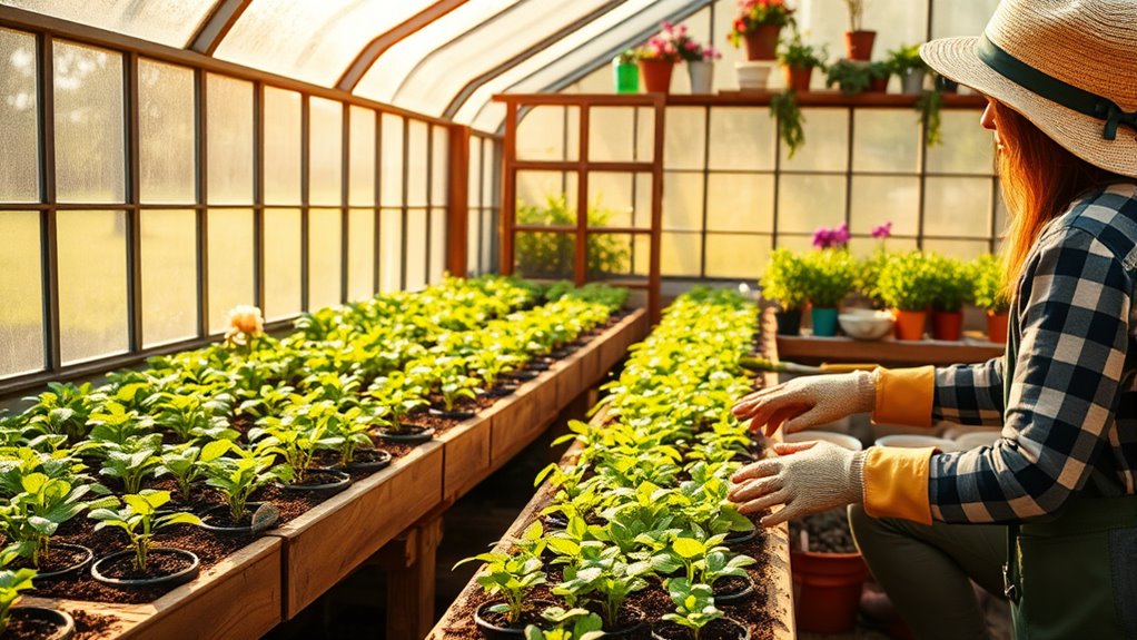 spring greenhouse maintenance activities
