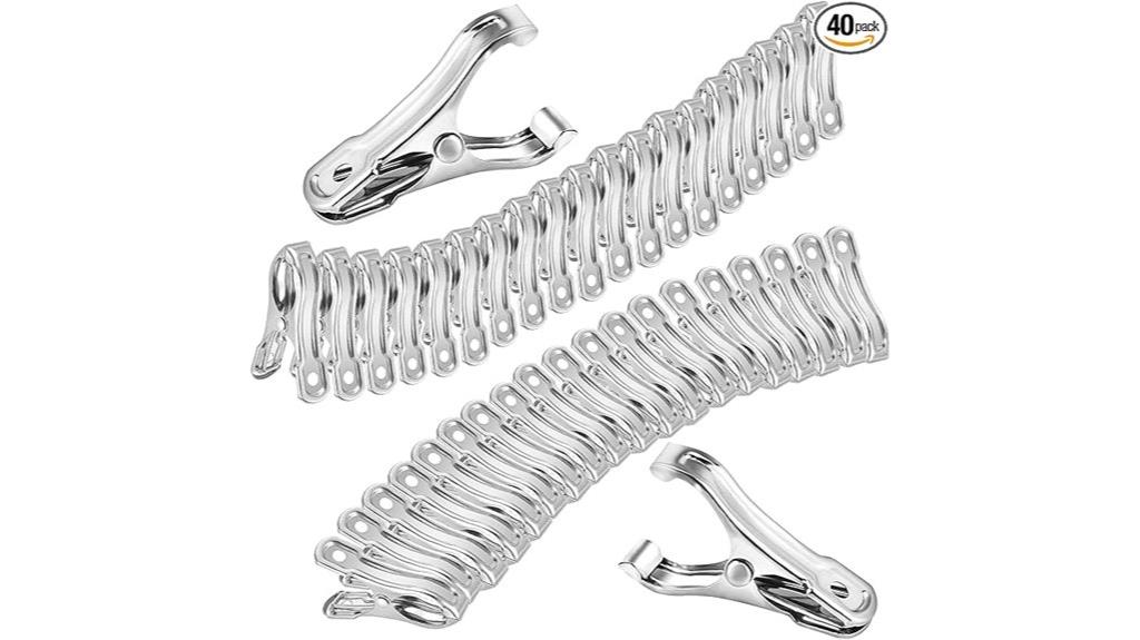 stainless steel garden clips