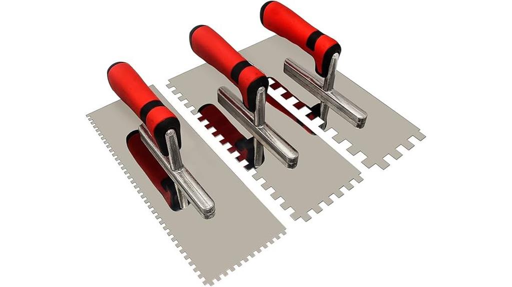 stainless steel trowel set