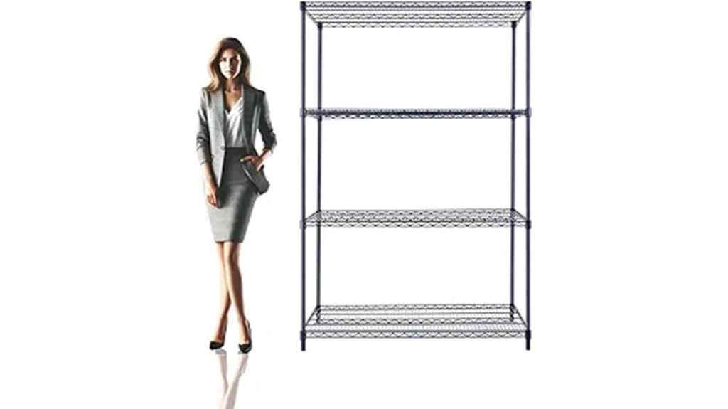 sturdy metal shelving unit