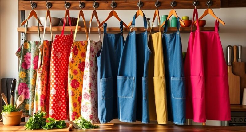 stylish and practical aprons