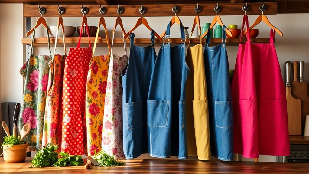 stylish and practical aprons