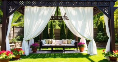 stylish comfort in gazebos