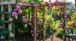 stylish garden trellis options