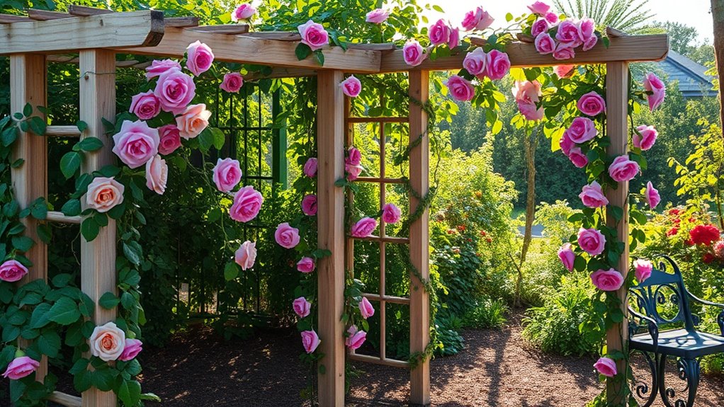 stylish garden trellis options