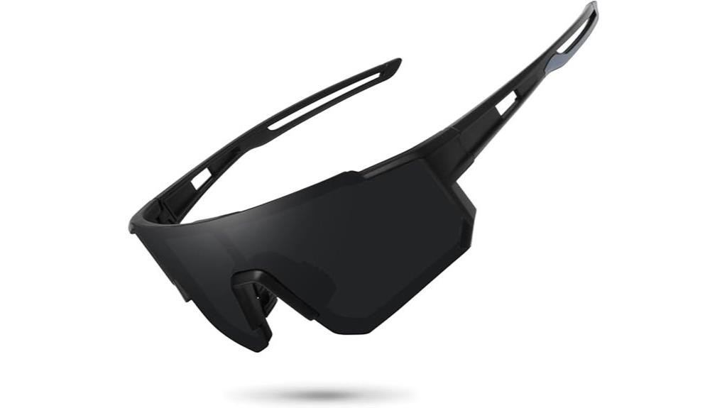 stylish polarized sports sunglasses