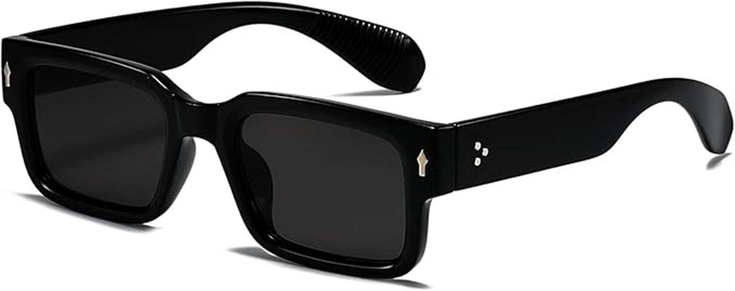stylish unisex square sunglasses