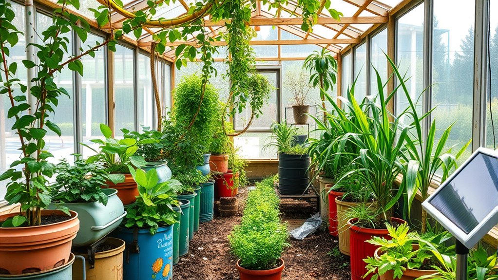 sustainable greenhouse management strategies