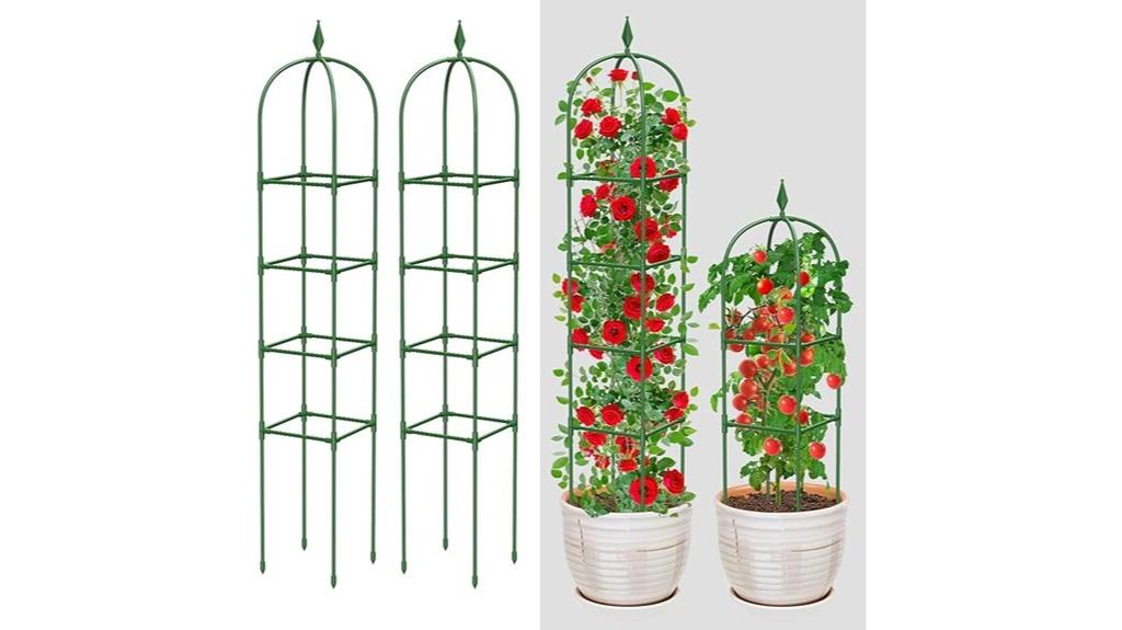 tall climbing plant trellis