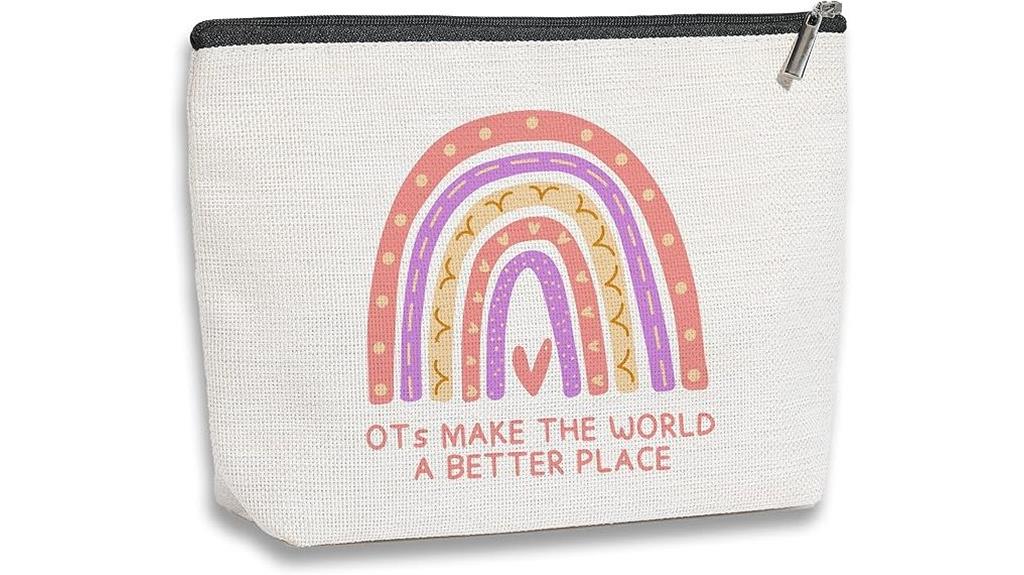 therapist themed cosmetic pouch