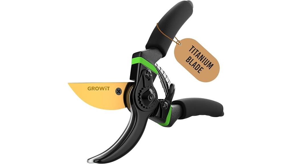 titanium pruning shears tool