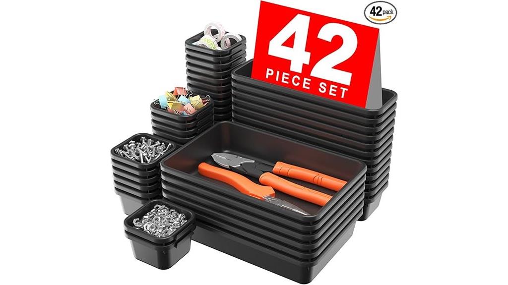 toolbox organizer tray set
