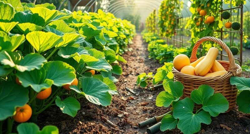 top squash growing methods