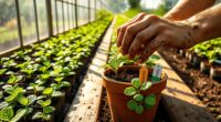 transplanting seedlings effectively indoors