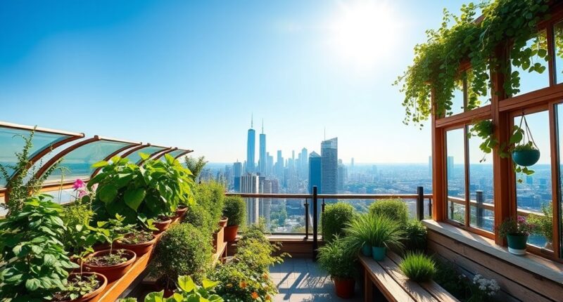 urban rooftop greenhouse designs