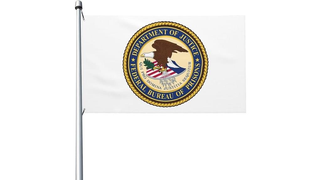 us federal bureau flag
