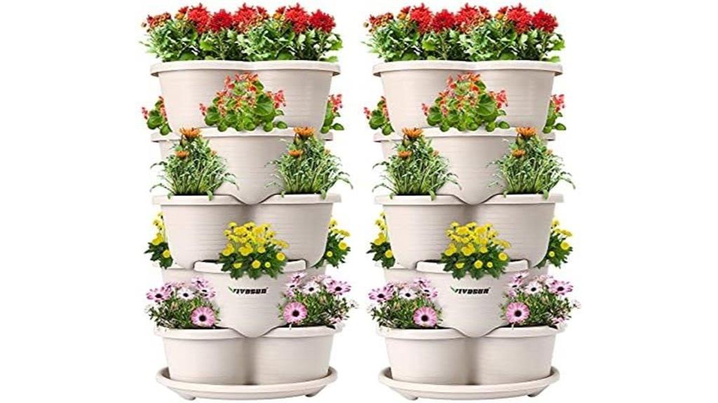 vertical gardening planter set