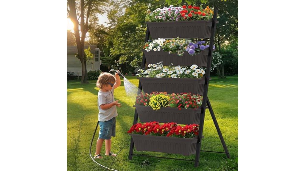 vertical raised garden bed