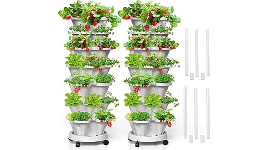 vertical strawberry planters pack