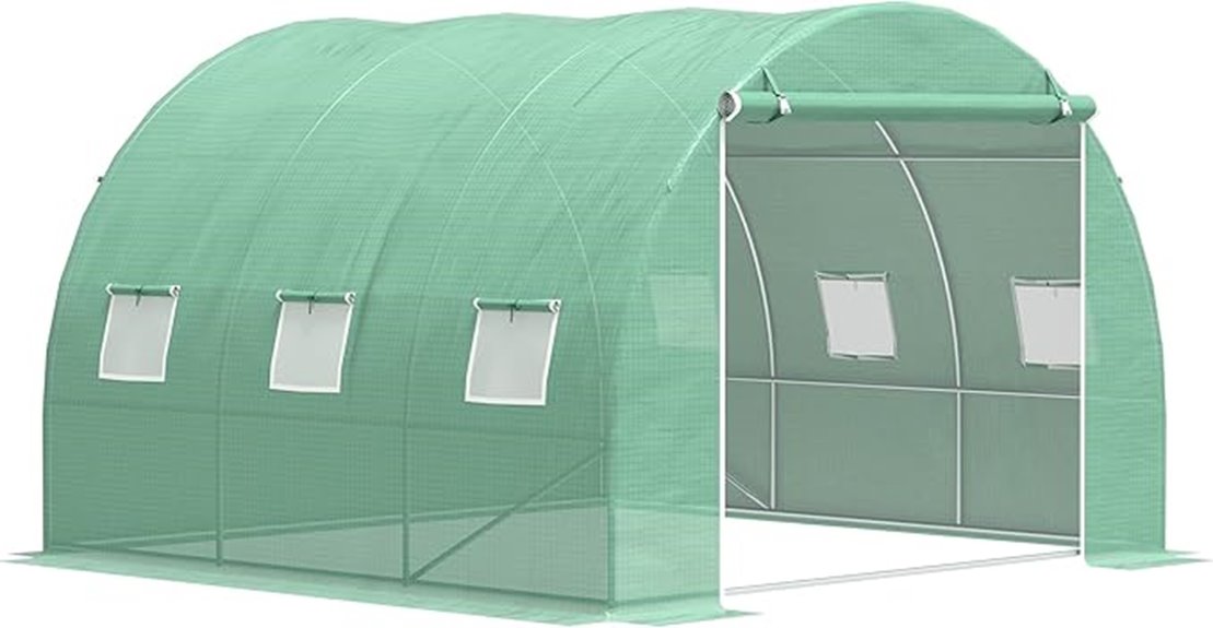 walk in tunnel greenhouse structure
