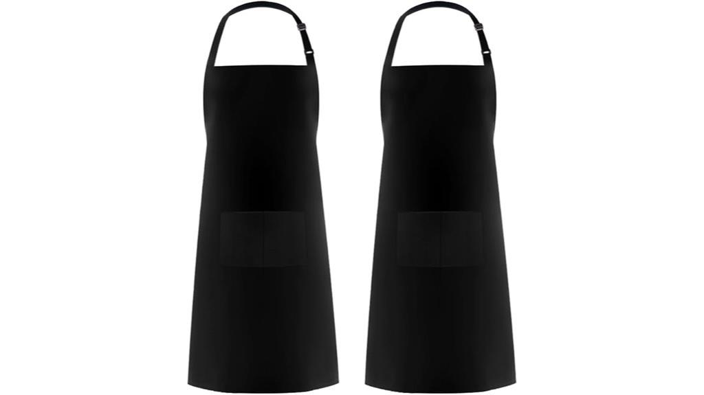 waterdrop resistant bib aprons