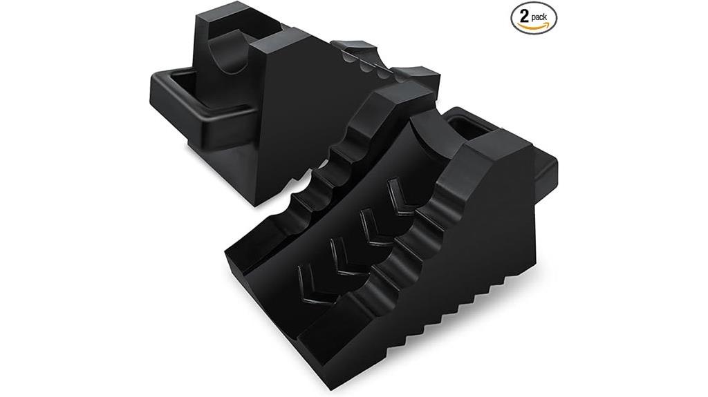 wheelchair chock stopper set