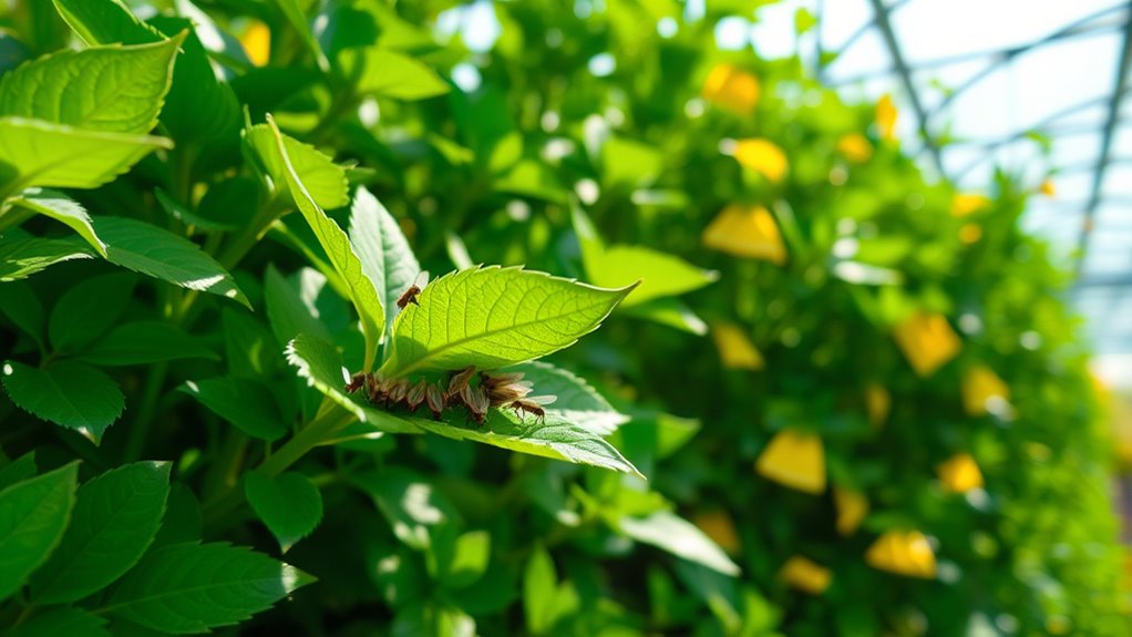 whiteflies affect greenhouse crops