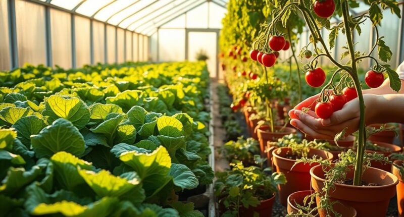 winter greenhouse gardening tips