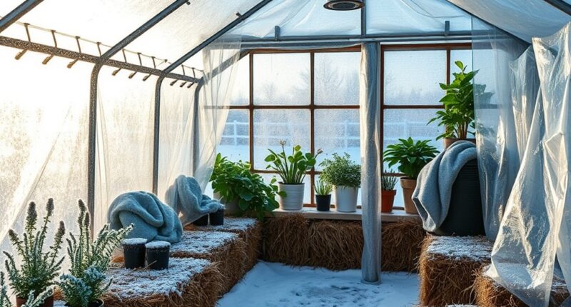 winter greenhouse insulation tips