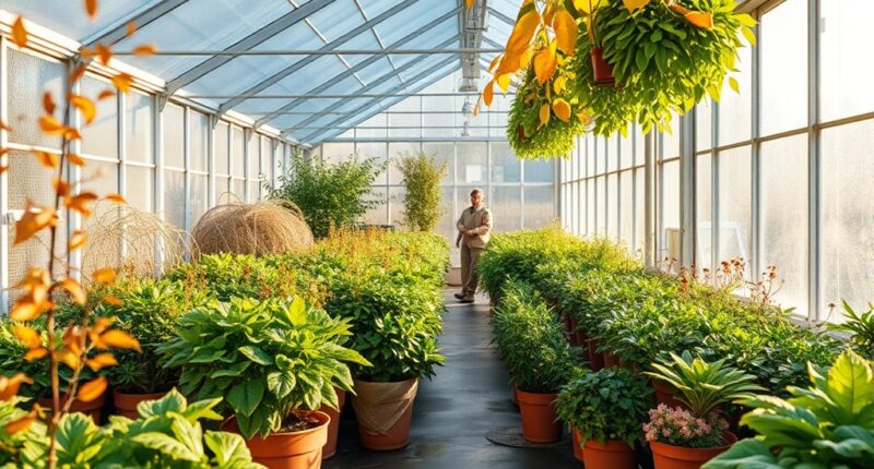 winter greenhouse preparation tips