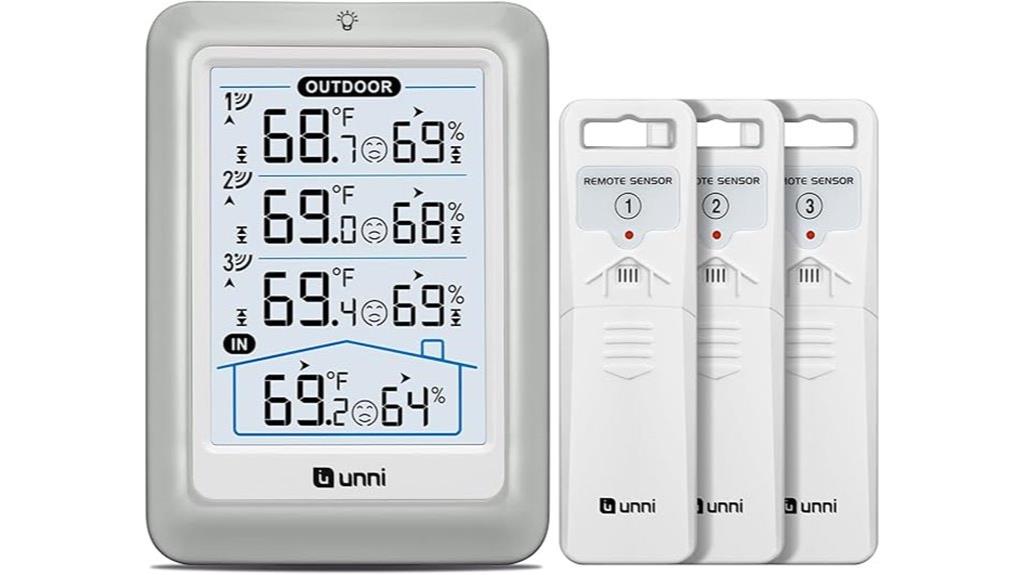 wireless digital thermometer display