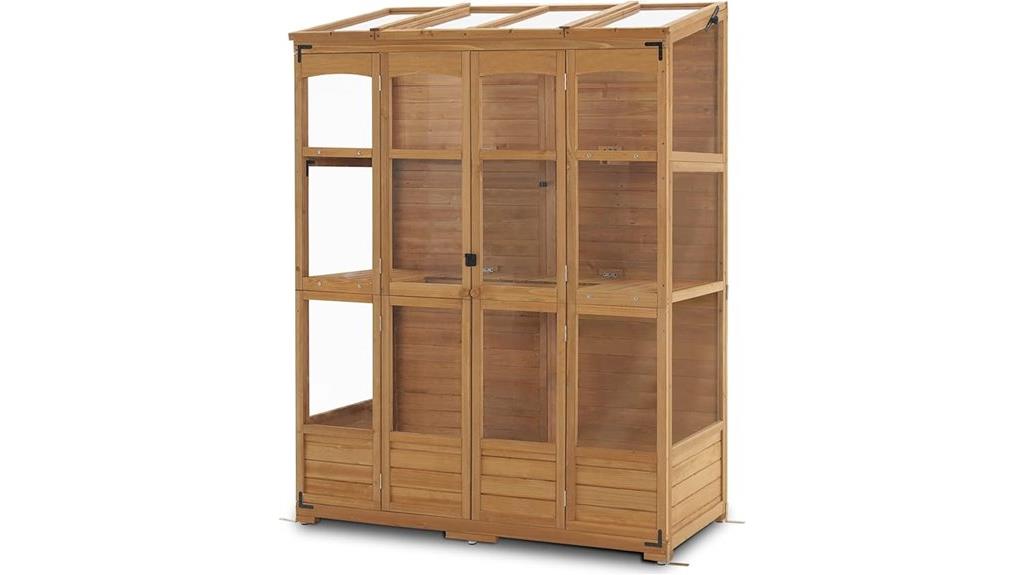 wooden greenhouse model 0899