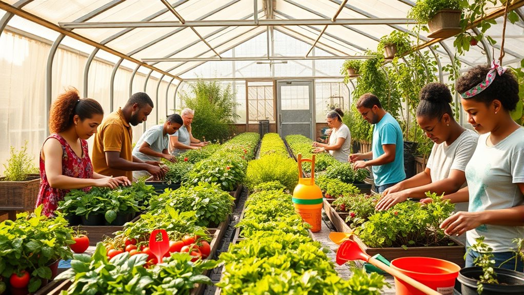 community greenhouses promote sustainability