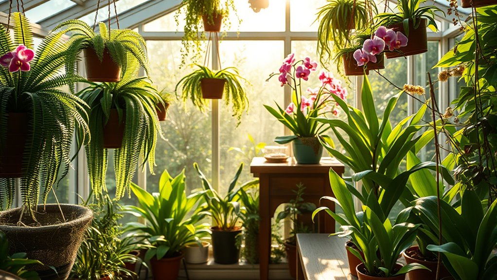 controlled greenhouse plant propagation