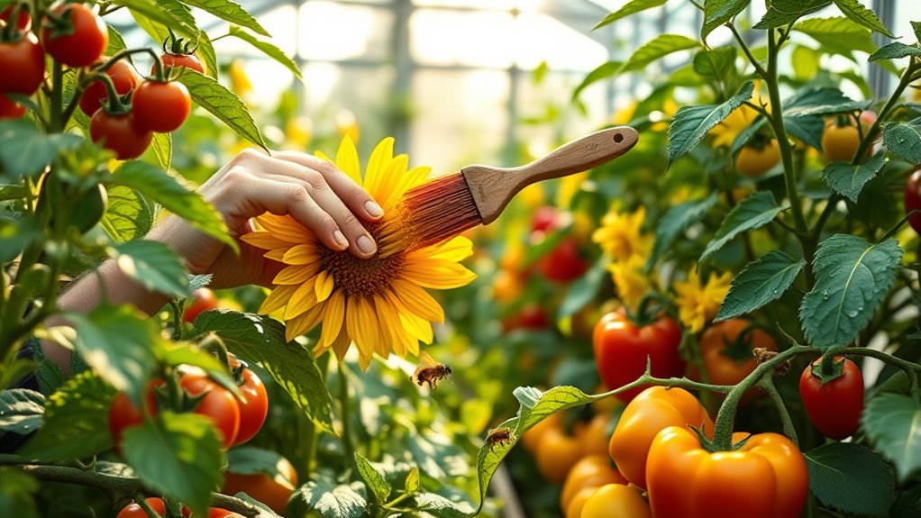 enhance greenhouse pollination success