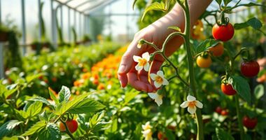enhance greenhouse pollination techniques