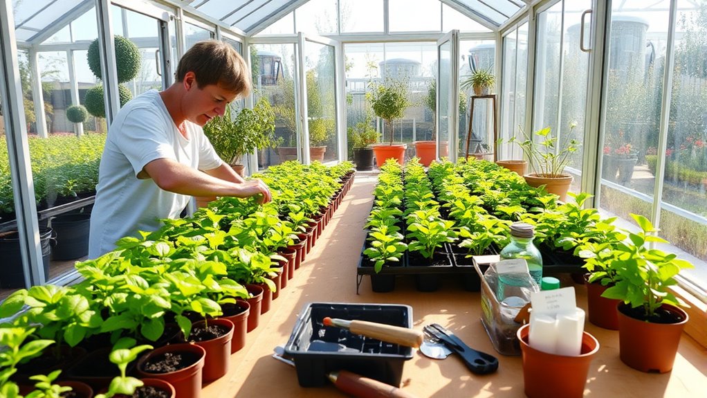 first time greenhouse gardening tips