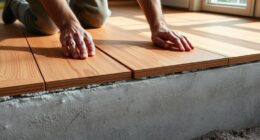 foundation and flooring selection